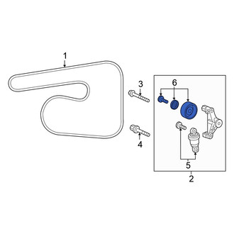 Honda OE - Accessory Drive Belt Tensioner Pulley