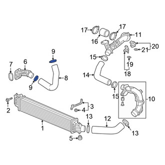 Honda OE - Engine Air Duct Clamp