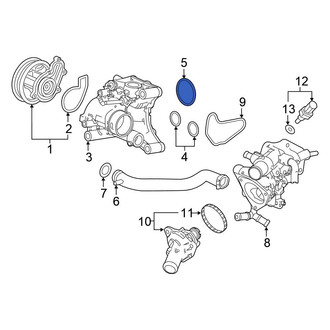 Honda OE - Engine Water Pump Housing O-Ring