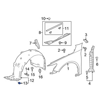 Honda OE - Fender Liner Nut