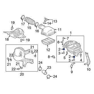 Honda OE - Air Filter Housing Grommet