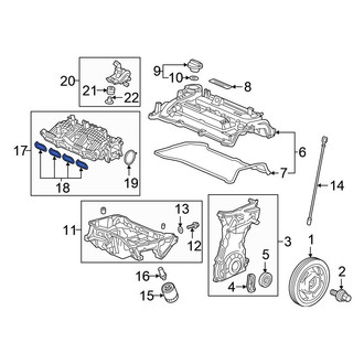 Honda OE - Engine Intake Manifold Gasket
