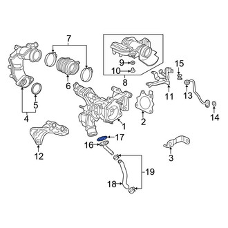 Honda OE - Turbocharger Oil Line Gasket