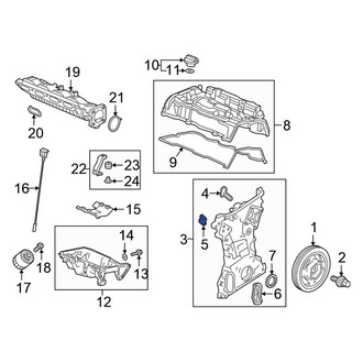 Honda OE - Engine Timing Cover Seal