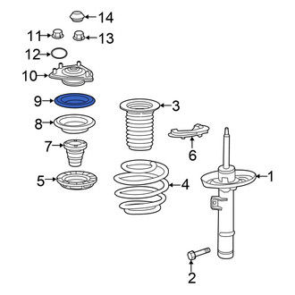 Honda OE - Front Suspension Strut Bearing