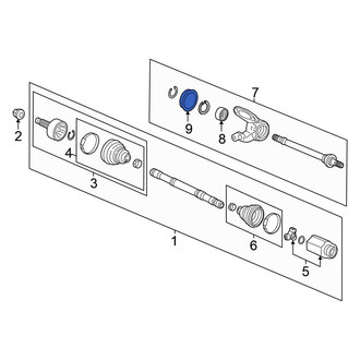 Honda OE - CV Axle Shaft Seal