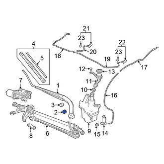 Honda OE - Wiper Arm Nut