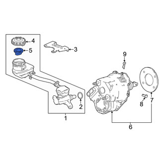 Honda OE - Brake Master Cylinder Reservoir Strainer