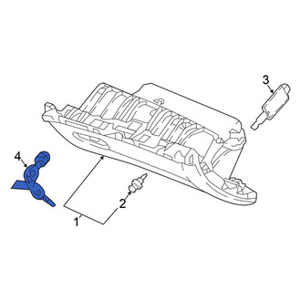 Honda OE - Front Glove Box Lock Kit