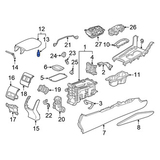 Honda OE - Console Lid Striker