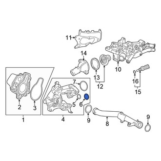 Honda OE - Engine Water Pump Housing O-Ring
