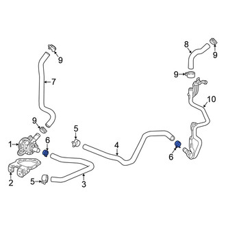 Honda OE - Drive Motor Inverter Radiator Hose Clamp