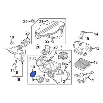 Honda OE - Engine Air Duct Clamp
