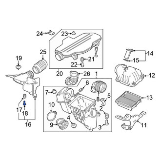 Honda OE - Air Filter Housing Sleeve