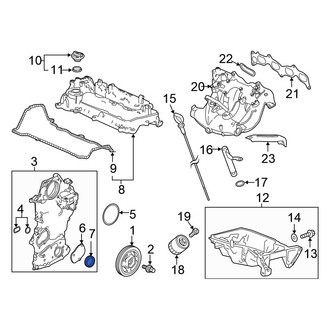 Honda OE - Rear Engine Crankshaft Seal