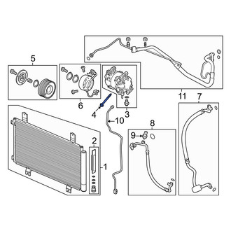 Honda OE - A/C Compressor Bolt