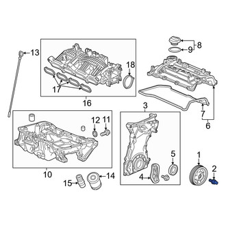 Honda OE - Engine Crankshaft Pulley Bolt