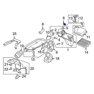 Honda OE - Engine Air Intake Hose Clip