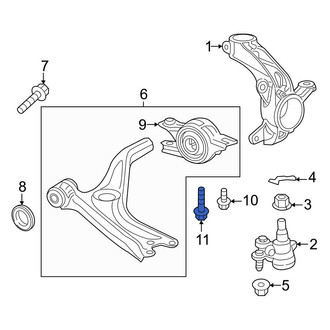 Honda OE - Suspension Control Arm Bolt