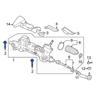 Honda OE - Rack and Pinion Bolt