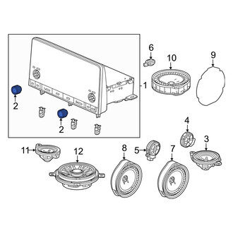 Honda OE - Radio Knob