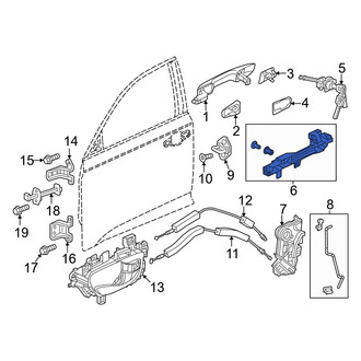 Honda OE - Front Right Exterior Door Handle Base