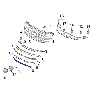 Honda OE - Front Lower Grille Molding