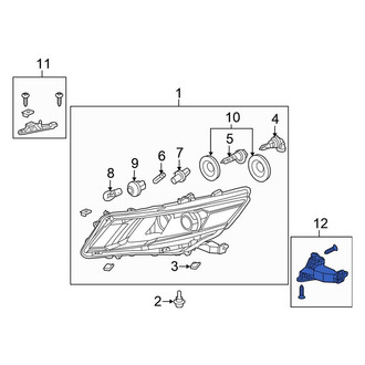Honda OE - Front Right Headlight Bracket