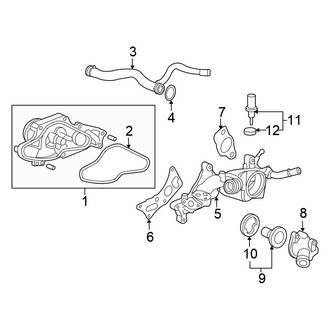 Honda OE - Cooling - Water Pump (3.5L)