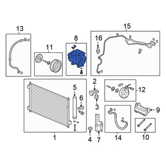 Honda OE - A/C Compressor