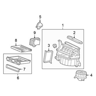 Honda OE - Air Conditioner & Heater - Blower Motor & Fan