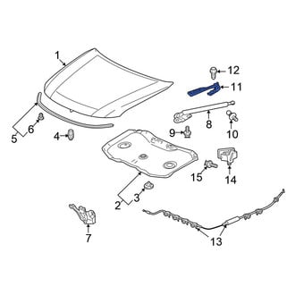 Honda OE - Front Left Hood Hinge