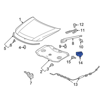 Honda OE - Front Hood Release Handle