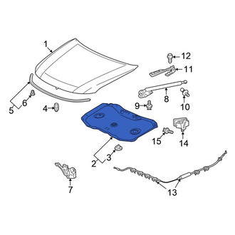 Honda OE - Hood Insulation Pad