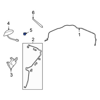 Honda OE - Radio Antenna Base Nut