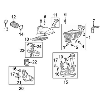 Honda OE - Engine / Transaxle - Air Intake (3.5L)