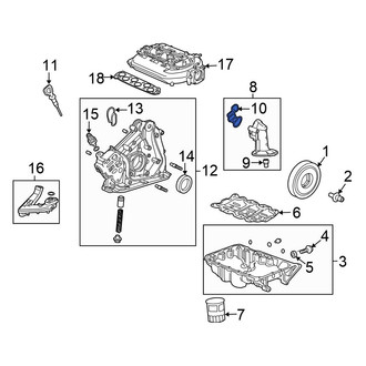 Honda OE - Engine Oil Filter Adapter Gasket