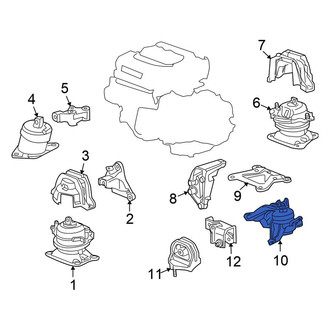 Honda OE - Upper Automatic Transmission Mount
