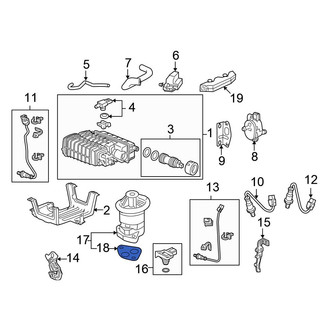 Honda OE - Upper Exhaust Gas Recirculation (EGR) Tube Gasket