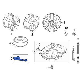 Honda OE - Tire Pressure Monitoring System (TPMS) Sensor
