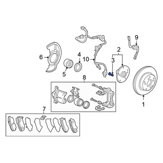 Honda OE - Front Wheel Lug Stud