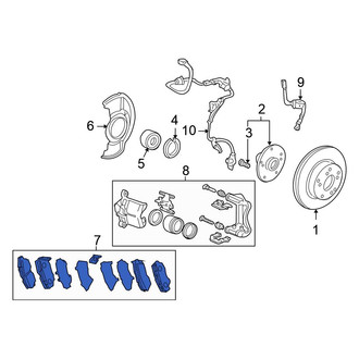 Honda OE - Front Disc Brake Pad Set