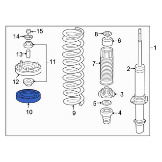 Honda OE - Front Upper Coil Spring Insulator
