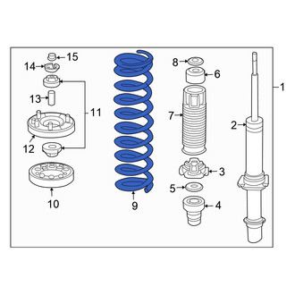 Honda OE - Front Coil Spring