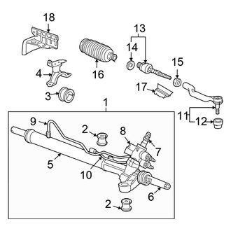 Honda OE - Steering Gear & Linkage