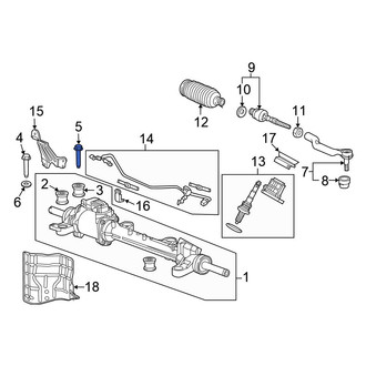 Honda OE - Engine Torque Strut Bolt