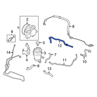 Honda OE - Power Steering Return Hose
