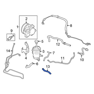 Honda OE - Power Steering Return Hose