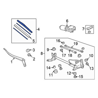 Honda OE - Right Wiper Blade