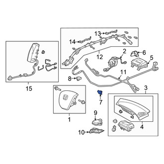Honda OE - Center Air Bag Impact Sensor